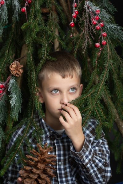 Weihnachts-Fotosession